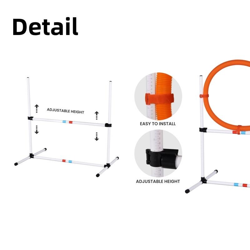 3PC Dog Agility Equipment Set, Obstacle Course Exercise for Dog