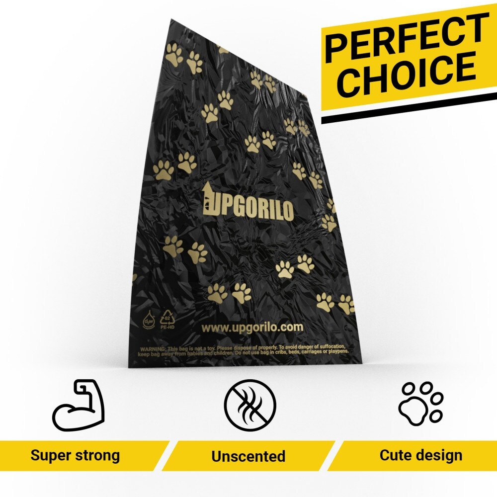 3PK 8x13 Roll Unscented Premium Pet Waste Station Bags - 600 Bags