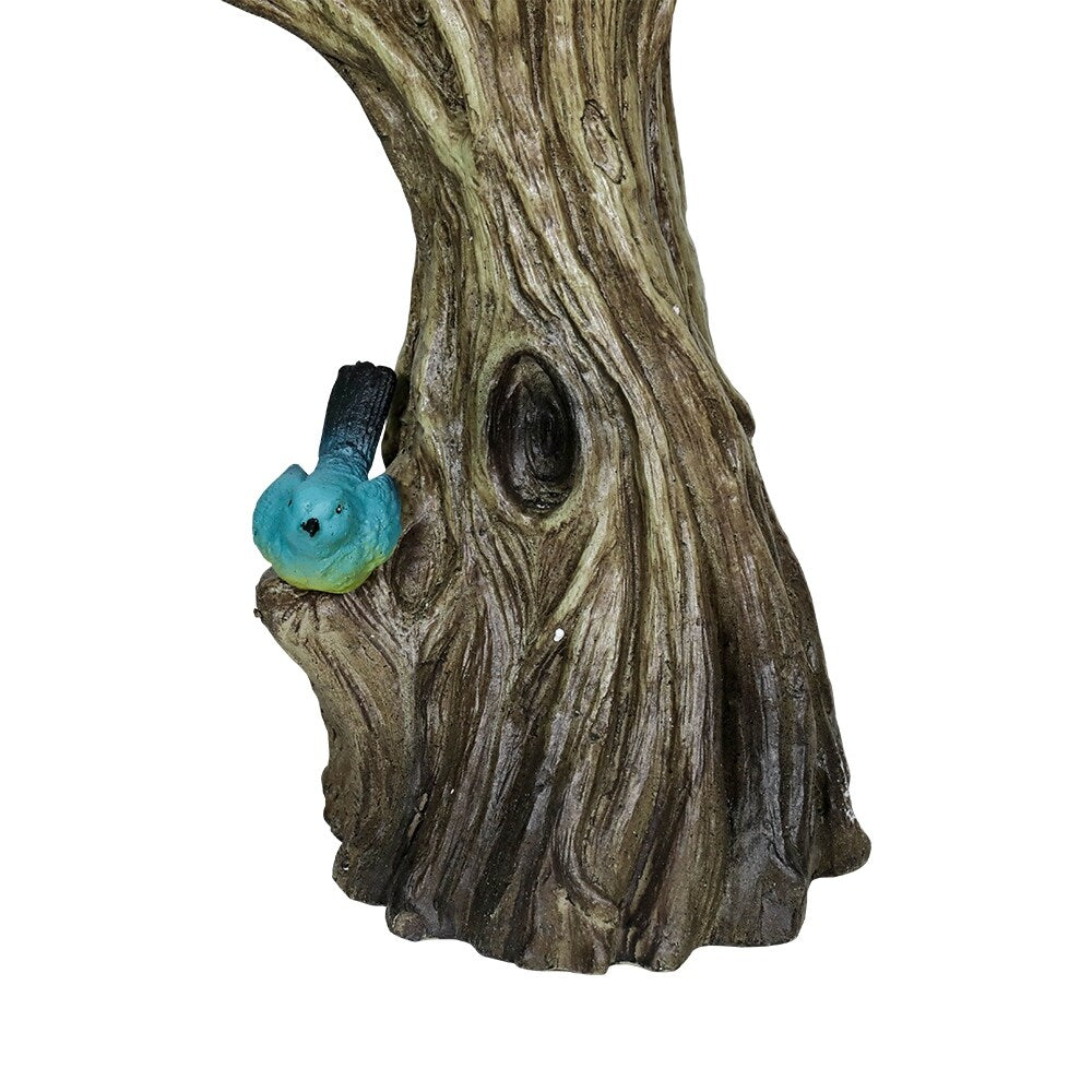 3Tier Outdoor Water Fountain Bird Bath Patio Fountain w/Birds and Pump