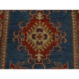 Hand-knotted Kazakh Oriental Wool Runner Rug (3' x 11')