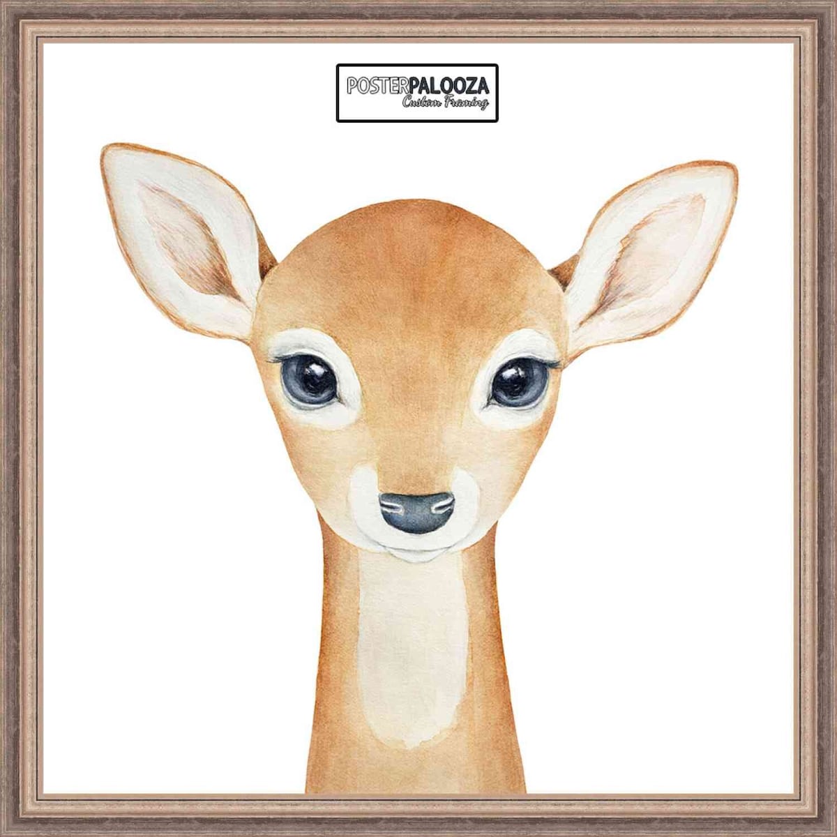 3x3 Traditional Silver Complete Wood Square Picture Frame with UV Acrylic, Foam Board Backing, & Hardware