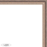 3x3 Traditional Silver Complete Wood Square Picture Frame with UV Acrylic, Foam Board Backing, & Hardware