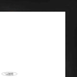 3x4 Traditional Black Complete Wood Picture Frame with UV Acrylic, Foam Board Backing, & Hardware