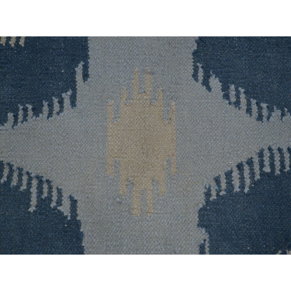 Durie Kilim Sky Blue Oriental Rug