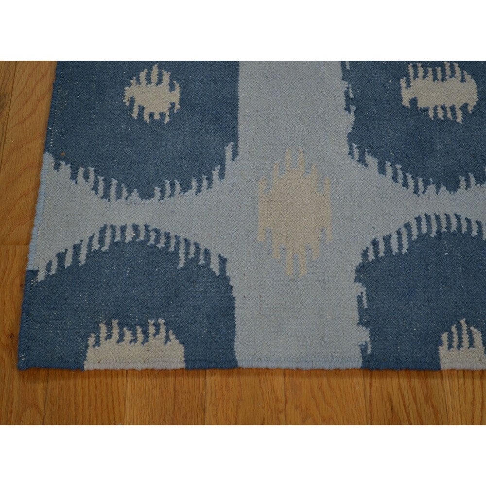 Durie Kilim Sky Blue Oriental Rug