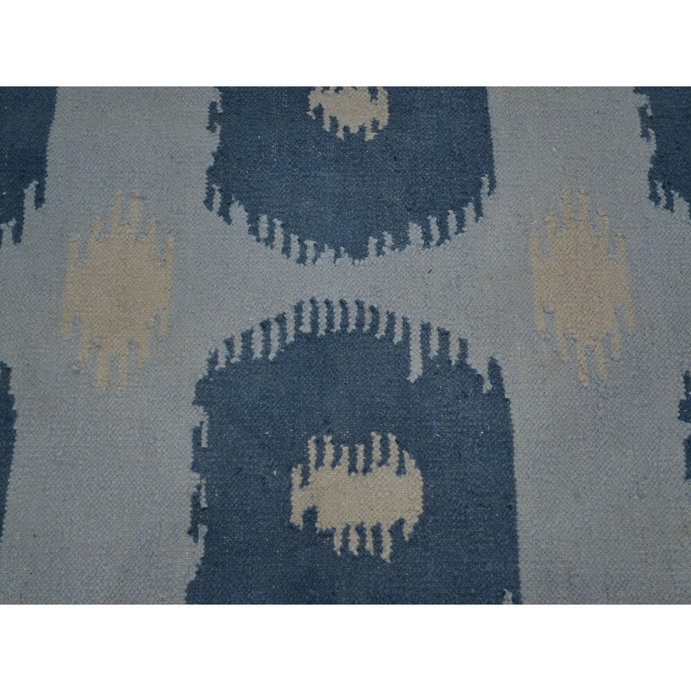 Durie Kilim Sky Blue Oriental Rug