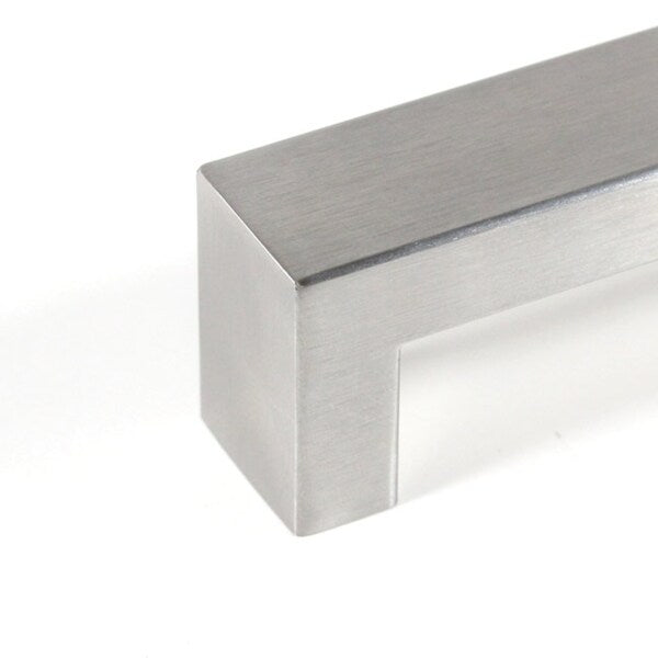 4-1/4-Inch Contemporary Stainless Steel Bold Design Cabinet Bar Pull Handle (Set of 4)