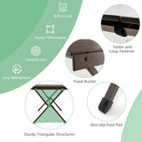 4-6 Person Portable Aluminum Camping Table Roll Up Table Grey/Brown