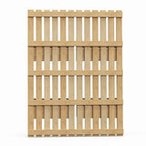 4 Box Raised Garden Bed,Trellis,31.5" Tall Wall-Mounted Wood Planter Box Set with Adjustable Height,Drainage Hole