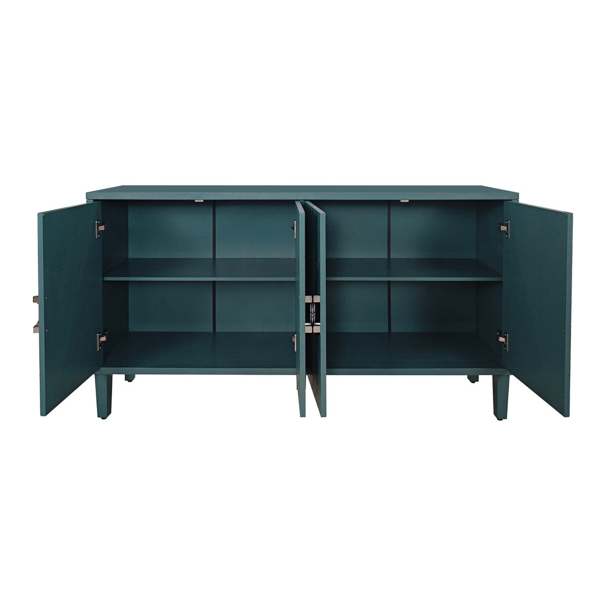 4-Door Storage Cabinet with Adjustable Shelves