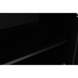 4 Door Wooden Twill Sideboard American Country Vintage Cabinet