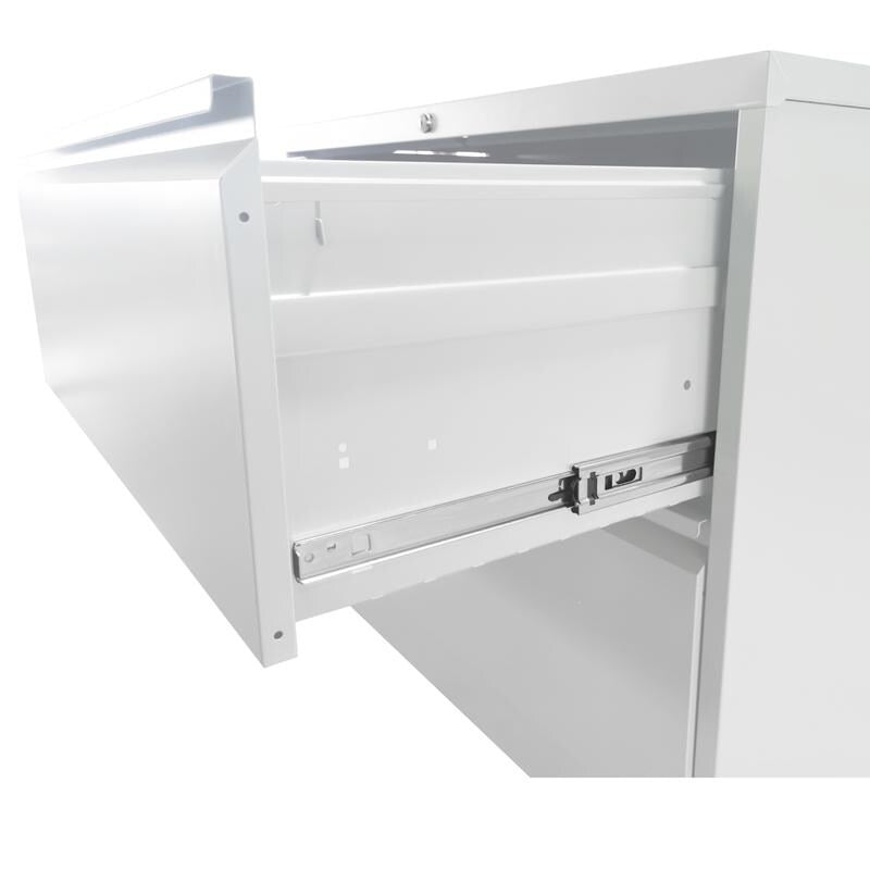 4 Drawer Metal Vertical Filing Cabinet with Lock,A4 Legal/Letter Size