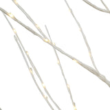 4 FT Copper Wire Birch Tree With 208 Warm White LEDs