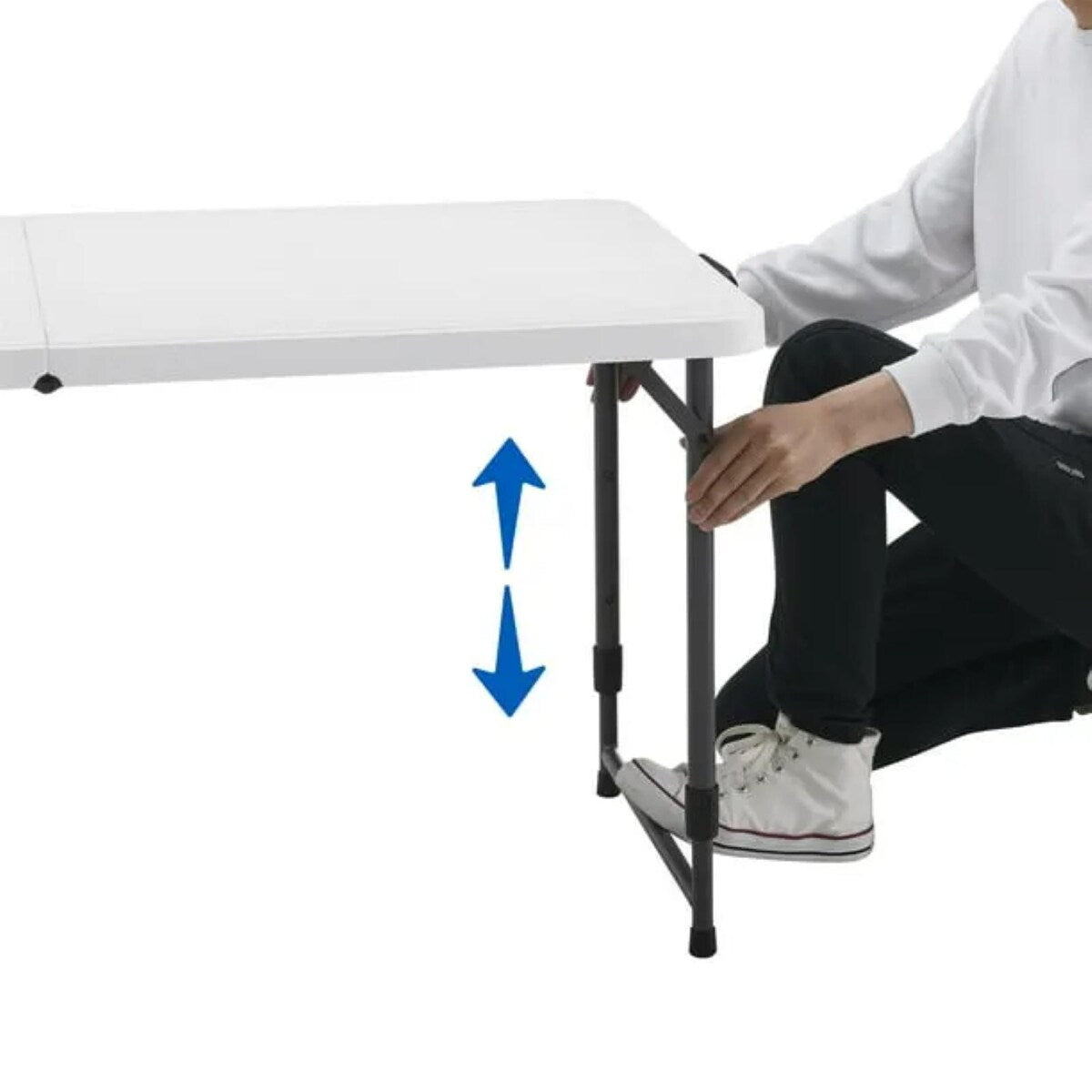 4 Ft Adjustable Height Premium Folding Table