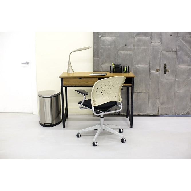4 Gallon Step Open Trash Can, Small Stainless Steel Garbage Can