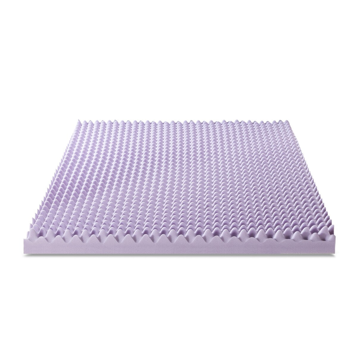 4 Inch Egg Crate Memory Foam Mattress Topper with Soothing Lavender Infusion - Crown Comfort