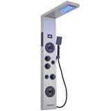 4-Jet LED Shower Panel with Heavy Rain Shower