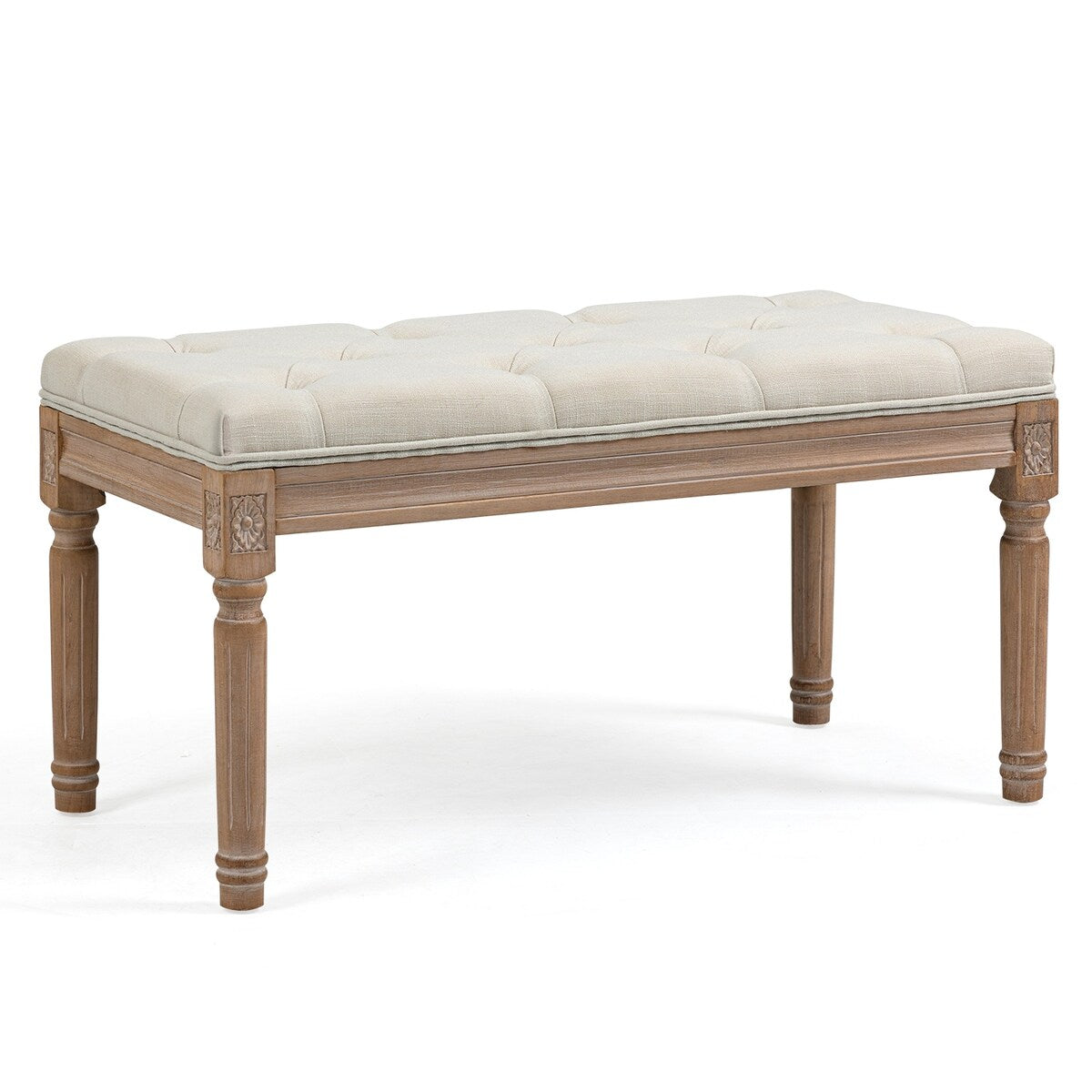 4-Leg Wide Contemporary Rectangle Large bench