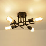 4 Light Semi Flush Mount Ceiling Light Fixture