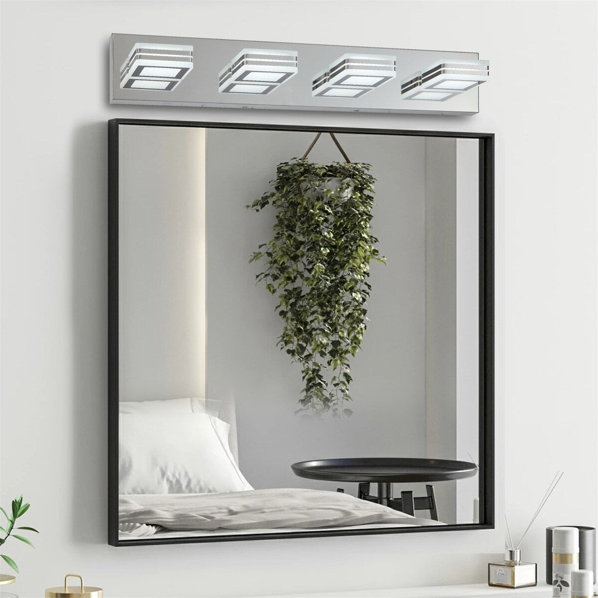 4-Lights Acrylic Bathroom Vanity Light