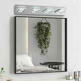 4-Lights Acrylic Bathroom Vanity Light