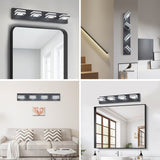 4-Lights Acrylic Bathroom Vanity Light