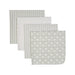 4 Pack Flannel Cotton Baby Receiving Blankets