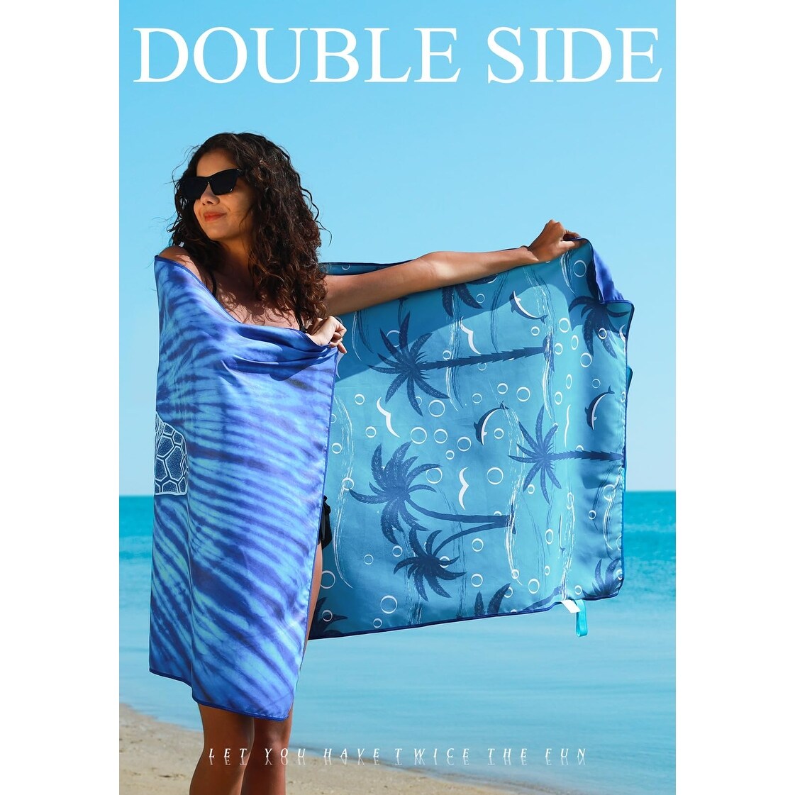 4 Pack Microfiber Lightweight Thin Beach Towel Sand Free Quick Dry Super Absorbent Large Towels for Swimming Pool Gym Travel