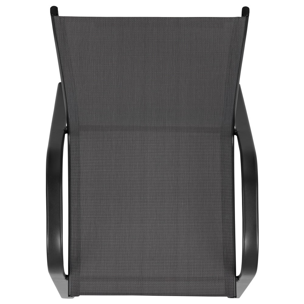 4 Pack Outdoor Barstools with Flex Comfort Material - Patio Stool