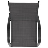 4 Pack Outdoor Barstools with Flex Comfort Material - Patio Stool