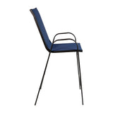 4 Pack Outdoor Barstools with Flex Comfort Material - Patio Stool