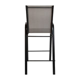 4 Pack Outdoor Barstools with Flex Comfort Material - Patio Stool