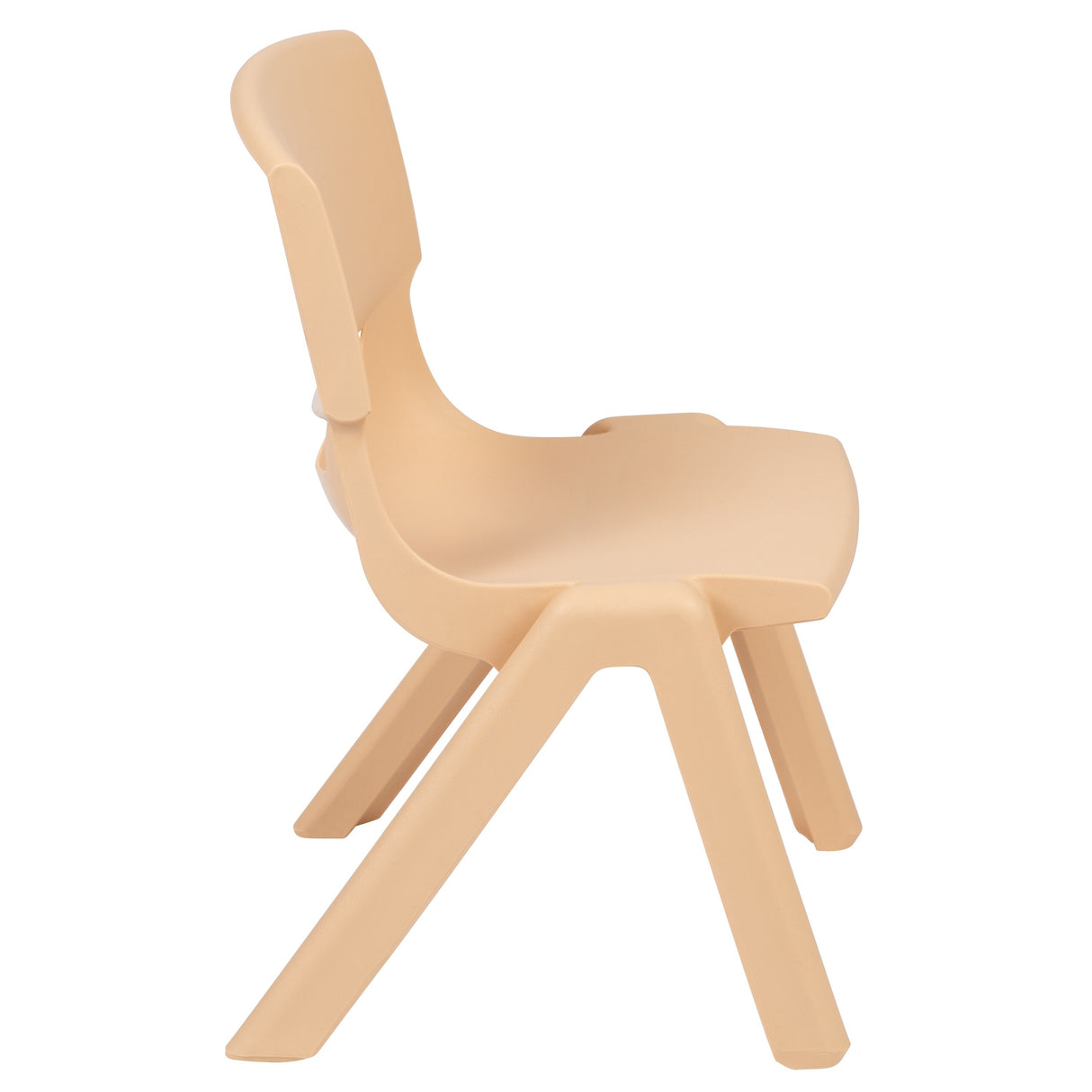 4 Pack Plastic Stackable Pre-K/School Chairs with 10.5"H Seat