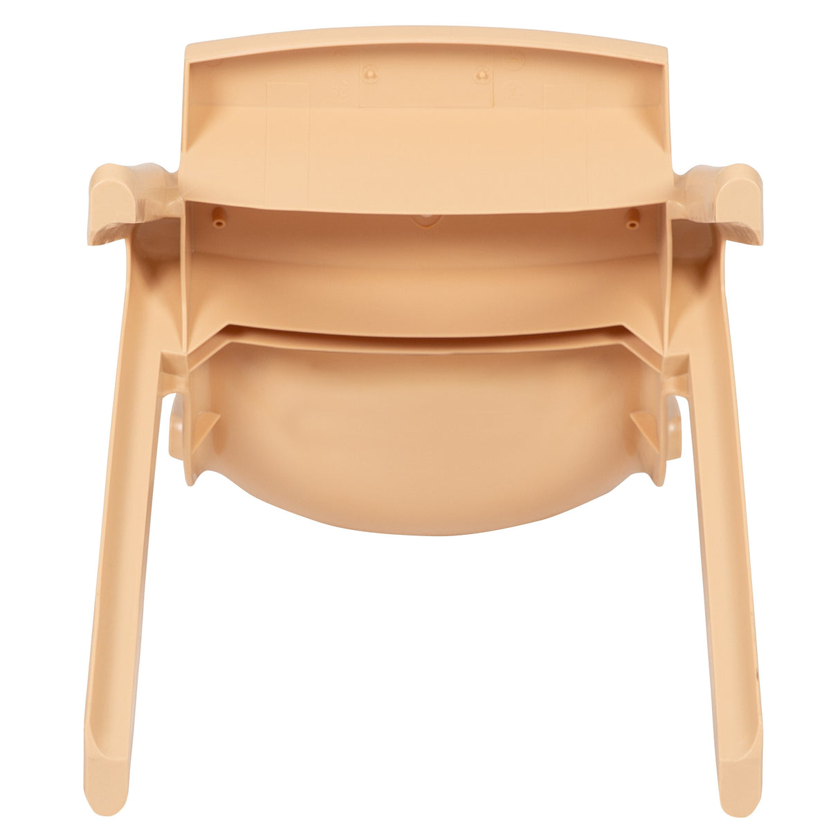 4 Pack Plastic Stackable Pre-K/School Chairs with 10.5"H Seat