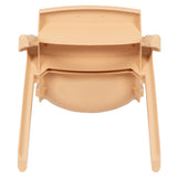 4 Pack Plastic Stackable Pre-K/School Chairs with 10.5"H Seat
