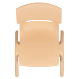 4 Pack Plastic Stackable Pre-K/School Chairs with 10.5"H Seat