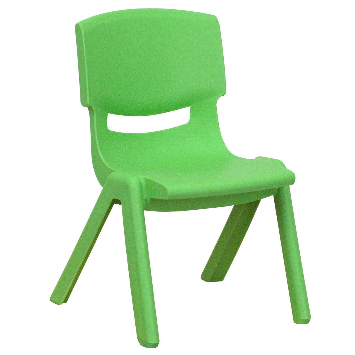 4 Pack Plastic Stackable Pre-K/School Chairs with 10.5"H Seat