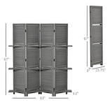 4-Panel Folding Room Divider