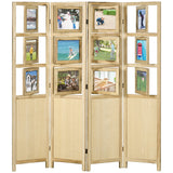 4 Panel Room Divider Privacy Screen