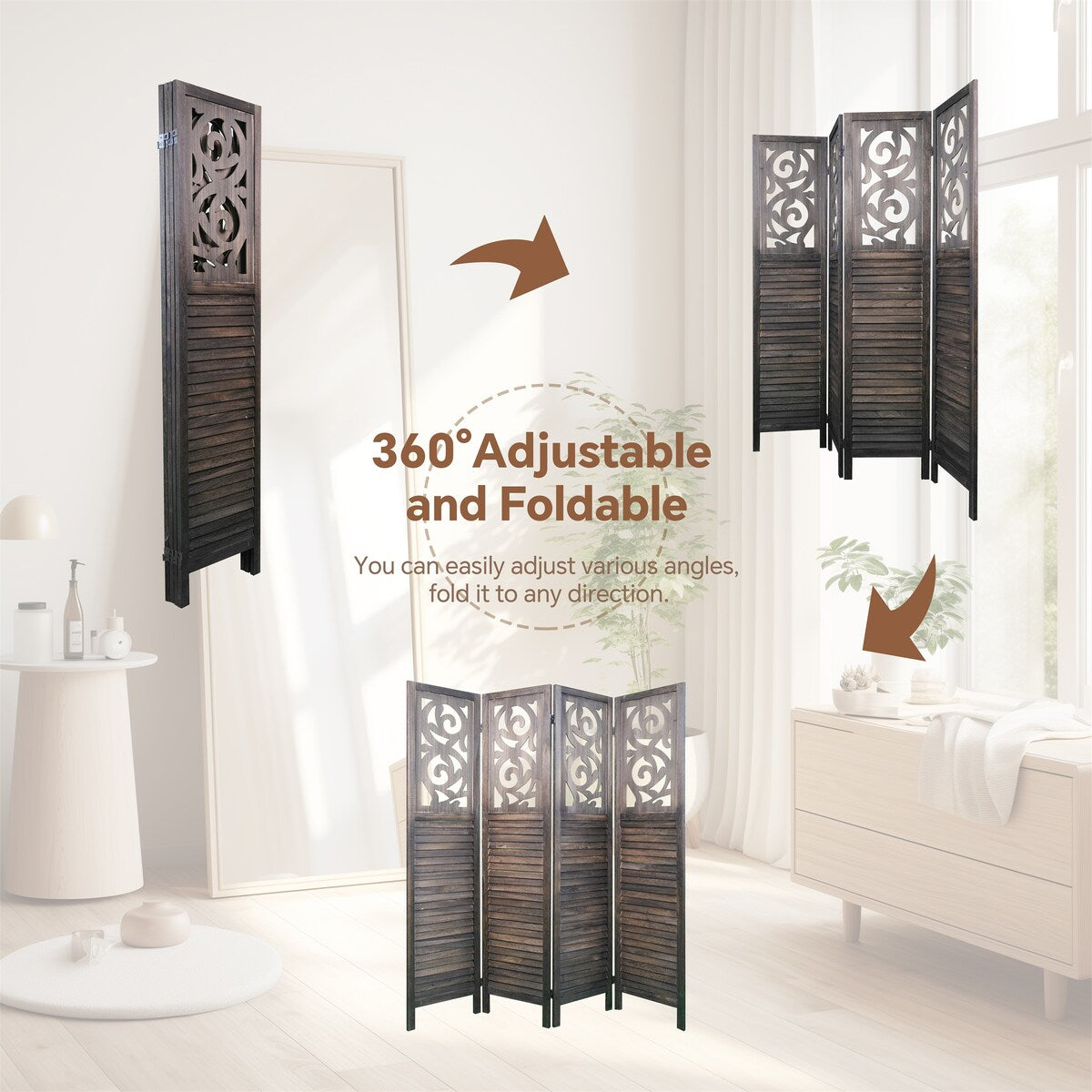 4 Panel Room Dividers