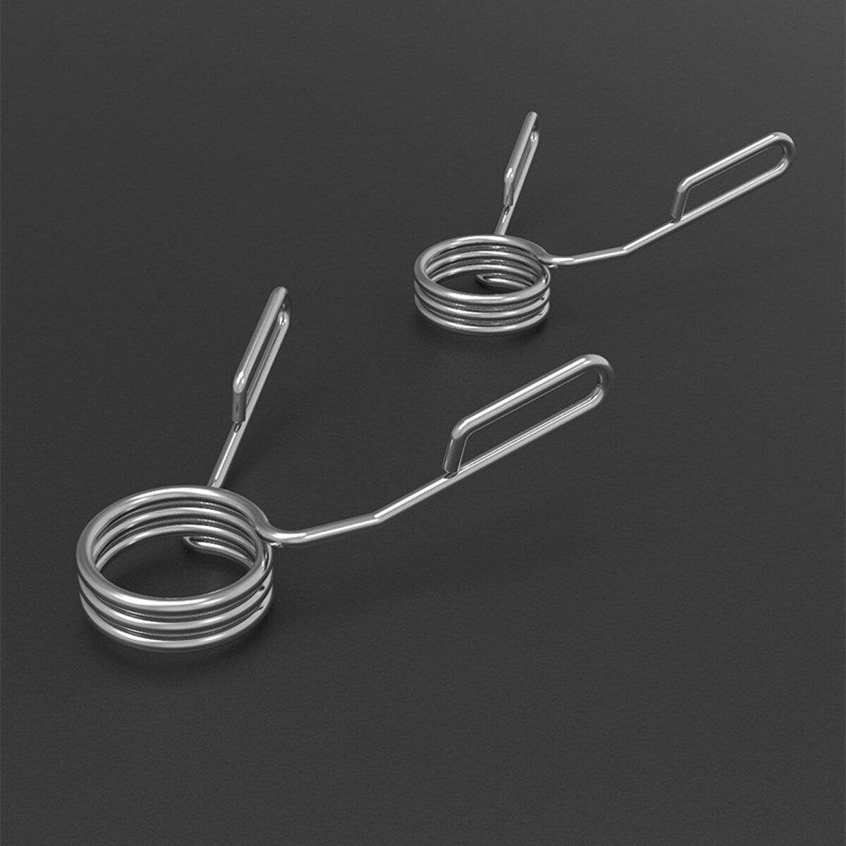 4 Pcs Stainless Steel Barbell Collars For 2 Inch Barbell Clamp Collar Weightlifting Accessory - Clear