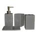 4 Piece Ceramic Modern Bathroom Accessory Set