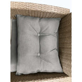 4 Piece Conversation Set Wicker Ratten Sectional Sofa with Seat Cushions