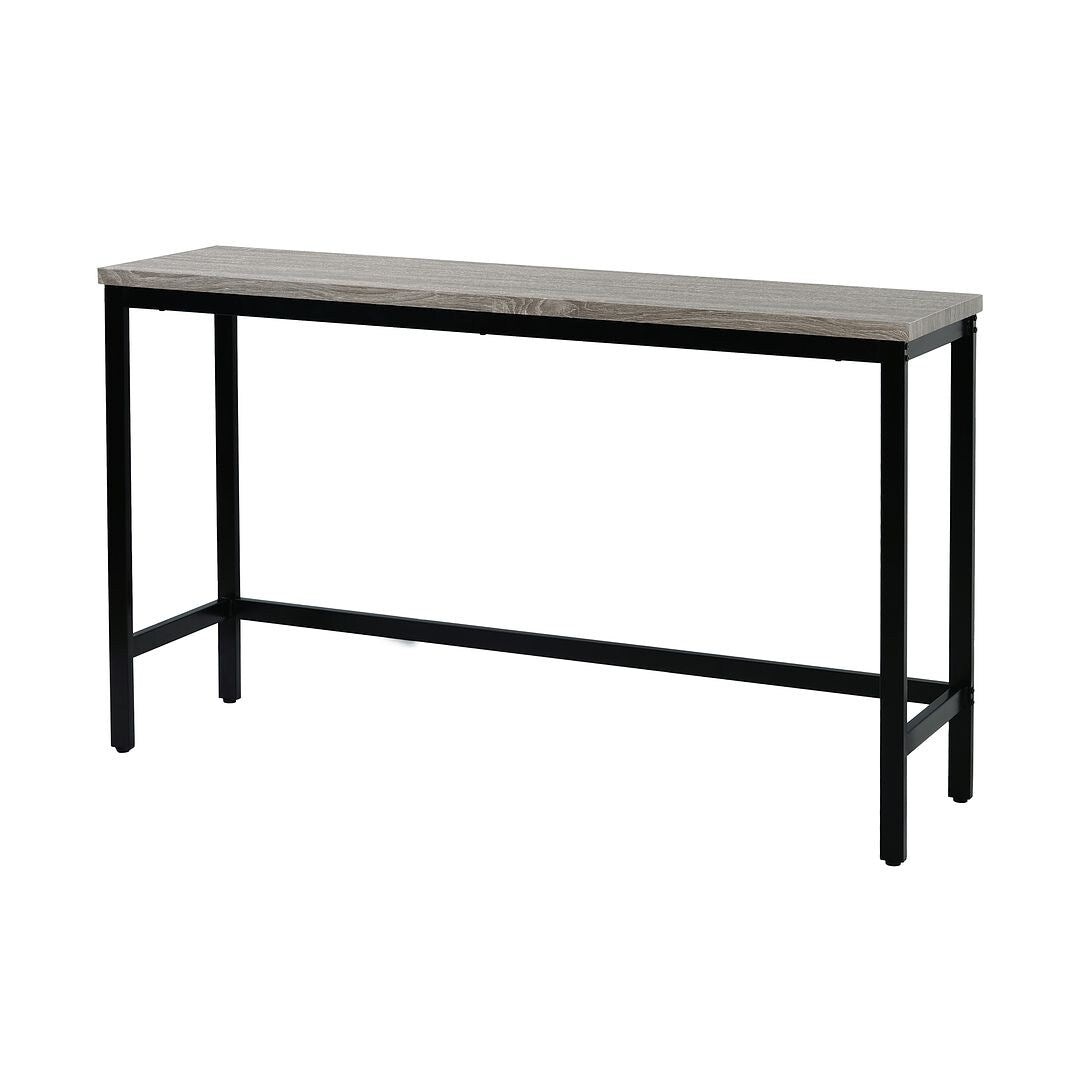 4 Piece Counter Height Dining Table Set - 60.2" Rectangle Bar Pub Table with 3 Stools