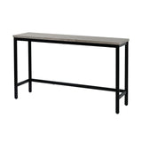 4 Piece Counter Height Dining Table Set - 60.2" Rectangle Bar Pub Table with 3 Stools