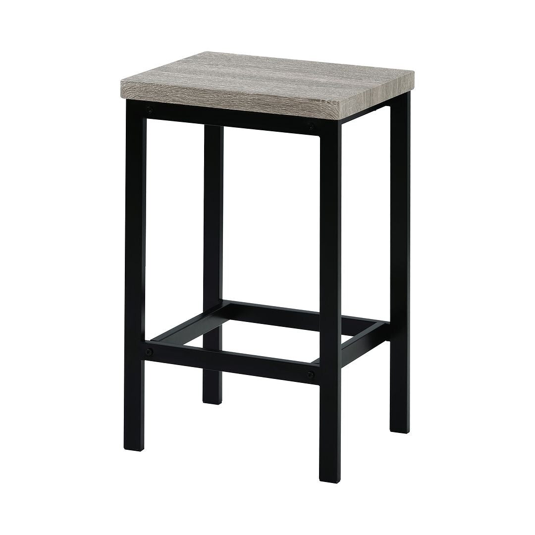 4 Piece Counter Height Dining Table Set - 60.2" Rectangle Bar Pub Table with 3 Stools
