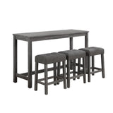 4 Piece Counter Height Table Set