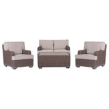 4 Piece Deep Seating Set with Loveseat