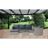 4 Piece Patio Conversation Set with Coffee Table