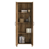4-Shelf Storage Cabinet Wardrobe with 2 Drawer